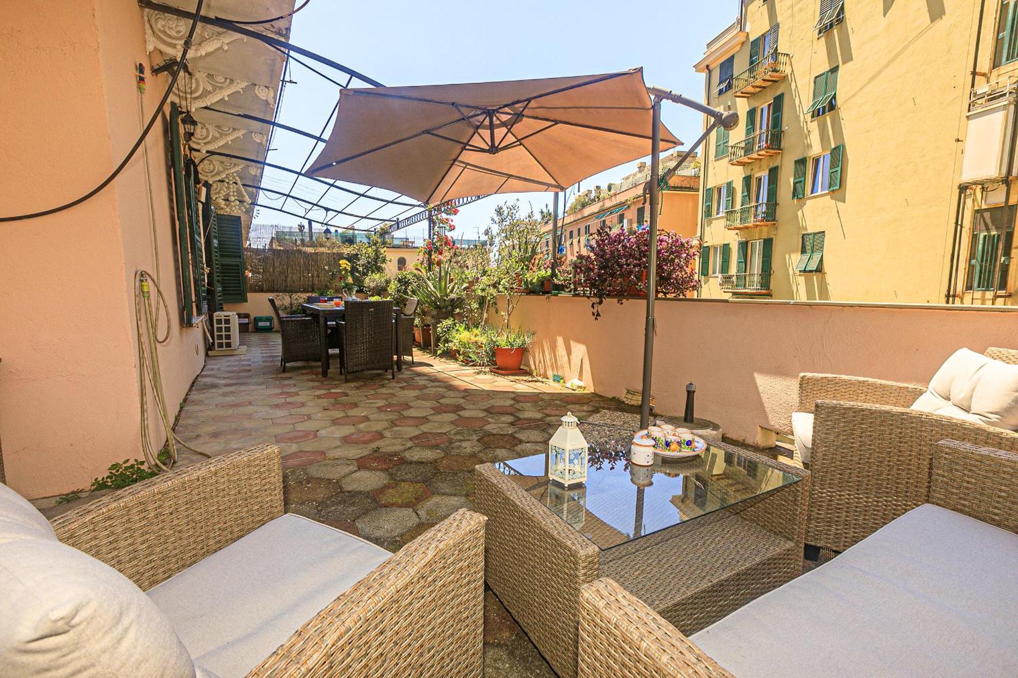 ジェノヴァSole, Terrazza, Centro Citta E Wi-Fi Veloce!アパートメント エクステリア 写真