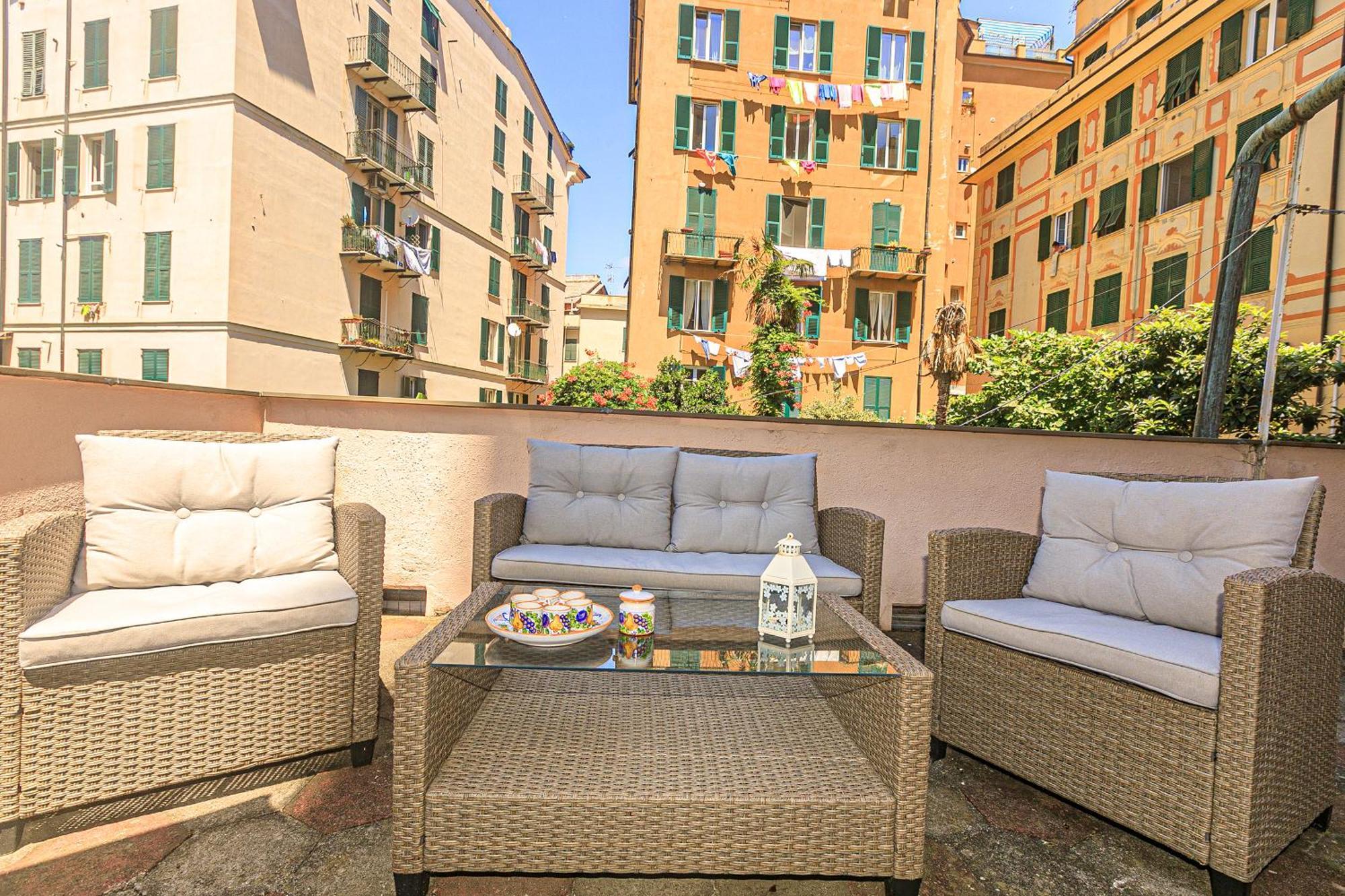 ジェノヴァSole, Terrazza, Centro Citta E Wi-Fi Veloce!アパートメント エクステリア 写真